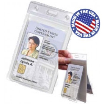 Secure Clear Vinyl 2 Card Holder - 50 pack